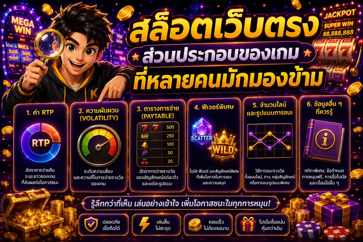 สล็อตเว็บตรง ส่วนประกอบของเกมที่หลายคนมักมองข้าม