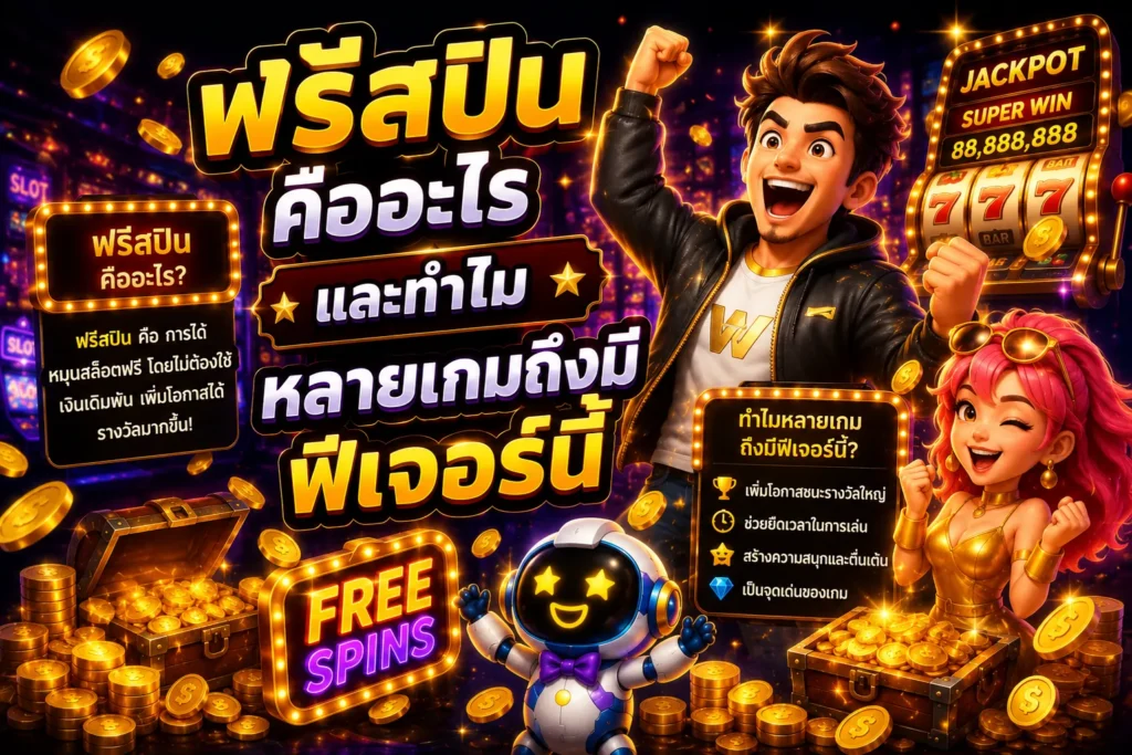 ฟรีสปินคืออะไร และทำไมหลายเกมถึงมีฟีเจอร์นี้