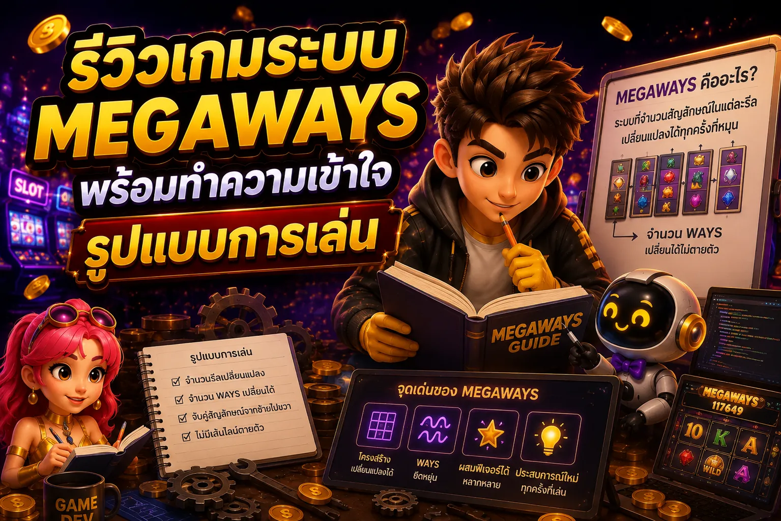 รีวิวเกมระบบ Megaways พร้อมทำความเข้าใจรูปแบบการเล่น